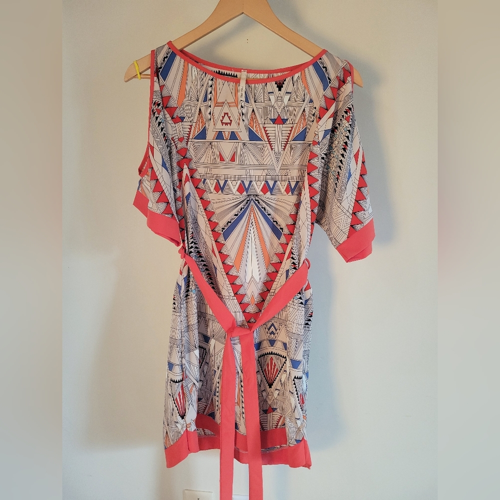 Sz S Hello Miss Geometric Dress